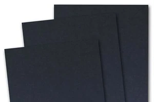 Blank Basic 5x7 inch A7 Card Stock 50 Pack Black - Picture 1 of 1