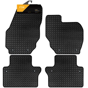 Fits Volvo V70 2008-2016 Manual Fully Tailored 3MM Rubber HD Car Floor Mats - Picture 1 of 8