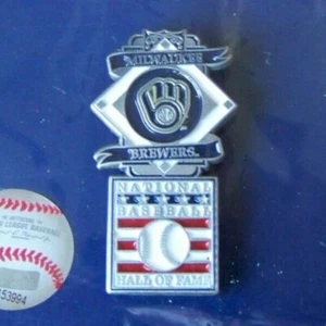 Milwaukee Brewers National Baseball Hall of Fame pin MLB c38964 - Picture 1 of 6