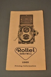 Rollei Honeywell 1965 Pricing Information, ORIGINAL! - Picture 1 of 3
