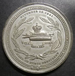 Medallion - Shropshire 1841 return of conservative MPs - WM 57.5mm Eimer#1358 - Picture 1 of 2
