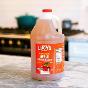 Lucy's Family Organic Raw & Unfiltered Apple Cider Vinegar, 1 Gallon - New - Picture 1 of 4