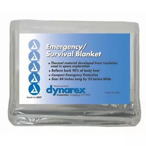 4 Coperte Termiche Mylar Spazio Soccorso Emergenza 84x52 Nuove! Spedizione gratuita! - Foto 1 di 1