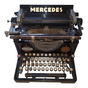 Mercedes Schreibmaschine Model 4, Schwarz, Schreibmaschinen Fiebig Berlin... - Bild 1 von 6