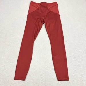 Savage Fenty Leggings Donna 12-14 Rosso Compressione Elasticizzato Corsa Yoga - Foto 1 di 9