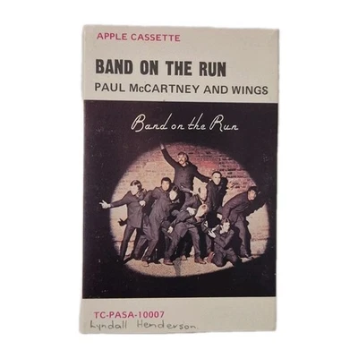 PAUL MCCARTNEY & WINGS 'Band On The Run' Cassette Tape Album Apple/EMI Records - Image 1 of 4