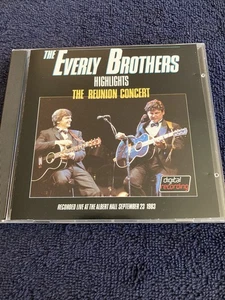 THE EVERLY BROTHERS~ The 1983 Reunion Concert. 1985 Used Cd. Near Mint Copy!!! - Picture 1 of 3