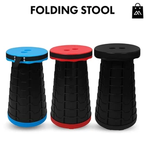 Taburete Telescópico Plegable Portátil Silla Asiento Retráctil Camping Viaje Exterior - Imagen 1 de 18