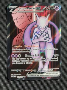 Team Rocket's Mewtwo ex 213/182 Sv10: Destined Rivals Holo Pokémon NM - Picture 1 of 2