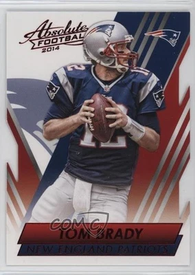 2014 Panini Absolute Retail Red Tom Brady #44 - Image 1 of 2