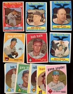 1959 Topps Baseball Card Lot All HIGH NUMBERS 13 Different VGEX/EX+ - Picture 1 of 1