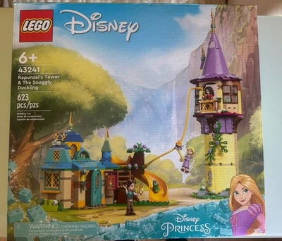 LEGO Disney Princess Rapunzel's Tower The Snuggly Duckling 43241 Set Retired New - Image 1 of 4