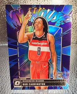 2024-25 Panini Donruss Optic - My House Bub Carrington #8 Viola Prizm (RC) - Foto 1 di 2