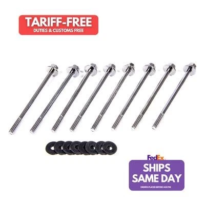 Proform 141-133, Set of 8 Natural Stainless Steel Center Bolt V/C Bolt & Washer  - Image 1 of 4