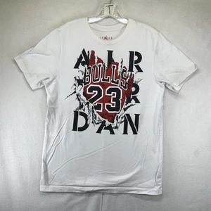 Air Jordan Shirt Medium Standard Fit Jumpman Bulls Graphic Pullover Crew Neck - Picture 1 of 18