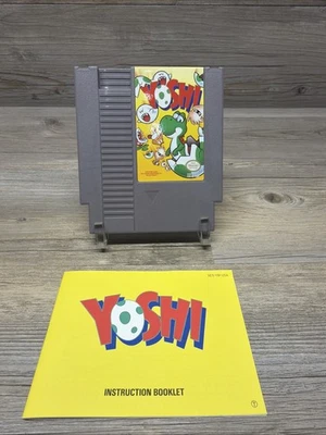 Yoshi w/manual - NES Nintendo Entertainment System Tested - Image 1 of 4