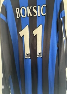 Middlesbrough FC 01/02 Away Long Sleeve #11 Boksic - Picture 1 of 10