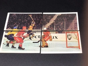 1970-71 Hockey sueco Williams Forlags TRETIAK #s 157, 158, 160, 161 NR-MT - Imagen 1 de 6