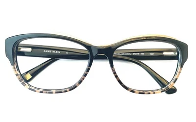 Anne Klein Eyeglasses  AK5067 001 Black Animal  54-16-135 - Image 1 of 3