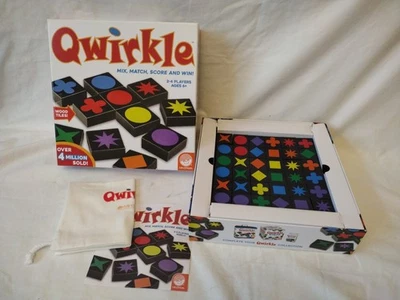 QWIRKLE : Wooden Tile Strategy Game - COMPLETE & VGC ref2 - Image 1 of 4