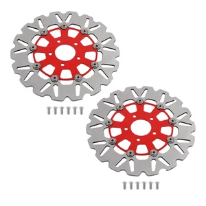 Par de discos de rotor delantero de 11,8" para Harley Tri Glide Ultra FLHTCUTG/Street Glide - Imagen 1 de 15