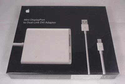 Genuine / Official Apple Mini DisplayPort To Dual Link DVI Adapter - New - Image 1 of 4