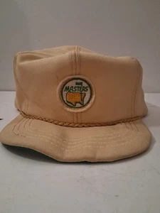 Masters Golf Cap Adjustable Vintage Yellow Augusta National Golf Shop - Picture 1 of 6