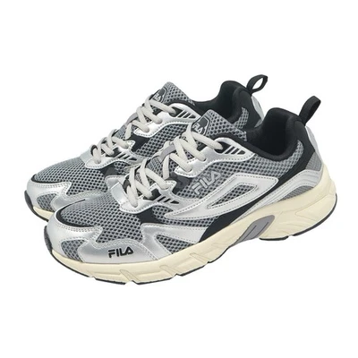 Fila Glisten Silver Grey Men Road Running Jogging Shoes Sneakers - Immagine 1 di 4