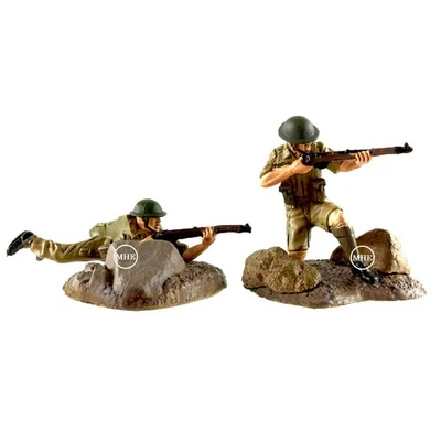 Juguetes 1:32 siglo XXI Ultimate Soldier Segunda Guerra Mundial Ejército Británico Soldados del Norte de África Foto 1 de 3