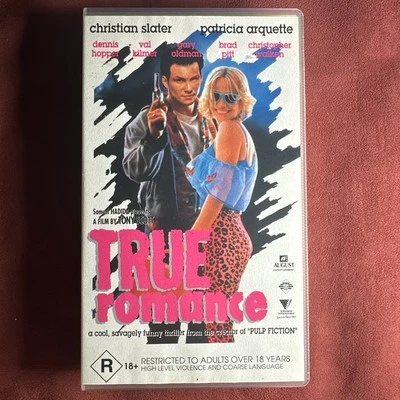 True Romance (VHS, Small Box, PAL,  1993) - Slater & Arquette - Free Shipping! - Image 1 of 3