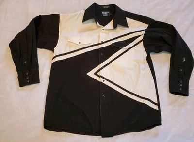 Vintage 90s Brooks & Dunn Panhandle Slim Pearl Snap Western Rodeo Shirt Mens L - Image 1 of 4