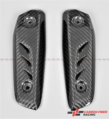 Cubiertas laterales de radiador Triumph Street Triple 765 R, S 2017-2019 100 % fibra de carbono Foto 1 de 3