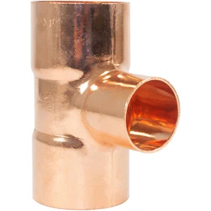 NDL N-4049 Reducing Tee 1-1/8 in x 1-1/8 in x 7/8 in CxCxC Copper pipe fittings - Picture 1 of 1