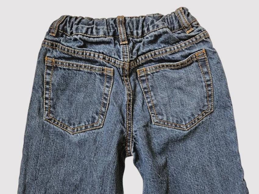 * TOUGHSKINS Relaxed Fit Bootcut Denim Jeans Boys Size 6 Adjustable Waist - Image 1 of 4