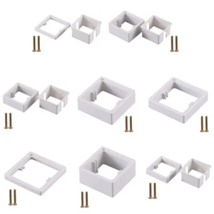 Electrical Outlet Box Extender with Screws for Living Room School Office - Picture 1 of 16