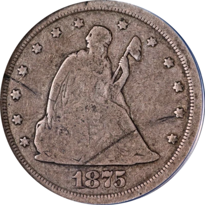 1875-S Twenty (20) Cent Piece ANACS VG8 Nice Eye Appeal Nice Strike - Image 1 of 4