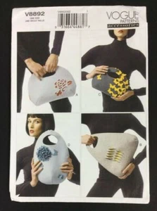 Vogue Patterns V8892 Handbag Sewing Pattern For Customizable Styles & Sizes - Picture 1 of 3