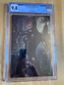 CATWOMAN: UNCOVERED #1 CGC 9.8! STANLEY "ARTGERM" LAU VIRGIN FOIL COVER!! - Picture 1 of 4