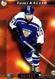 2000-01 Finnish Cardset #236 Tomi Kallio