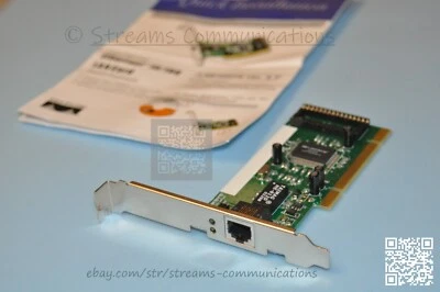 PCI Etherfast 10/100 LAN Network Card - Linksys LNE100TX NIC RJ45 Ver 5.1 + QIG - Image 1 of 4