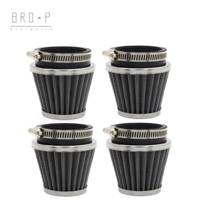4x 54MM Air Filter POD Filters fits Kawasaki KZ KZ750 KZ1000 KZ1100 GPZ750 ZX900 - Image 1 of 4