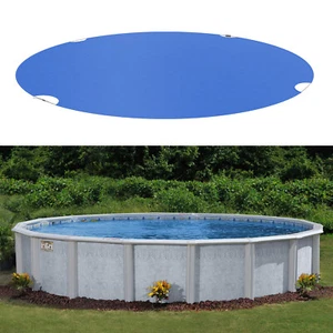 Above Ground Pool Covers Round Blue Winter Tarp Cover Outdoor Home Swimming Pool - Picture 1 of 7
