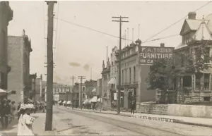 DuBois PA * Long Ave. RPPC ca. 1908 F.A. Mobili Tozier Bldg - Foto 1 di 2