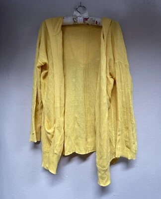 Anthropologie Sparrow Women's Medium Casual Open Cardigan Hoodie Sweater - Image 1 of 4