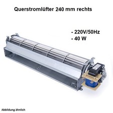 Querstromlüfter, Radiallüfter 240 mm Rechts 220V/50Hz