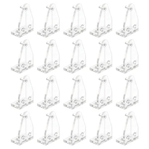 20 Pcs Blind Fixing Hook Transparent Blinds Plastic Curtain Clips - Picture 1 of 12