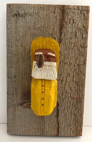 Vintage Hand Made 1981  Fisherman Door Knocker Signed Rockport Mass 7" x 11 ½" Cover