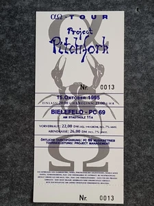 Project Pitchfork - alte Konzertkarte - Konzert Ticket - makellos - 1995 - Bild 1 von 1