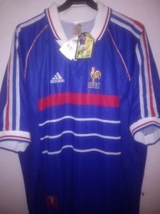 FRANCE 1998 WC BNWT camiseta shirt trikot maillot maglia adidas - Bild 1 von 9