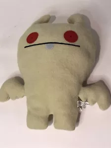 UglyDoll Plush PICKSEY off white Bat RARE Retired Collectible Stuffed Animal - Picture 1 of 12